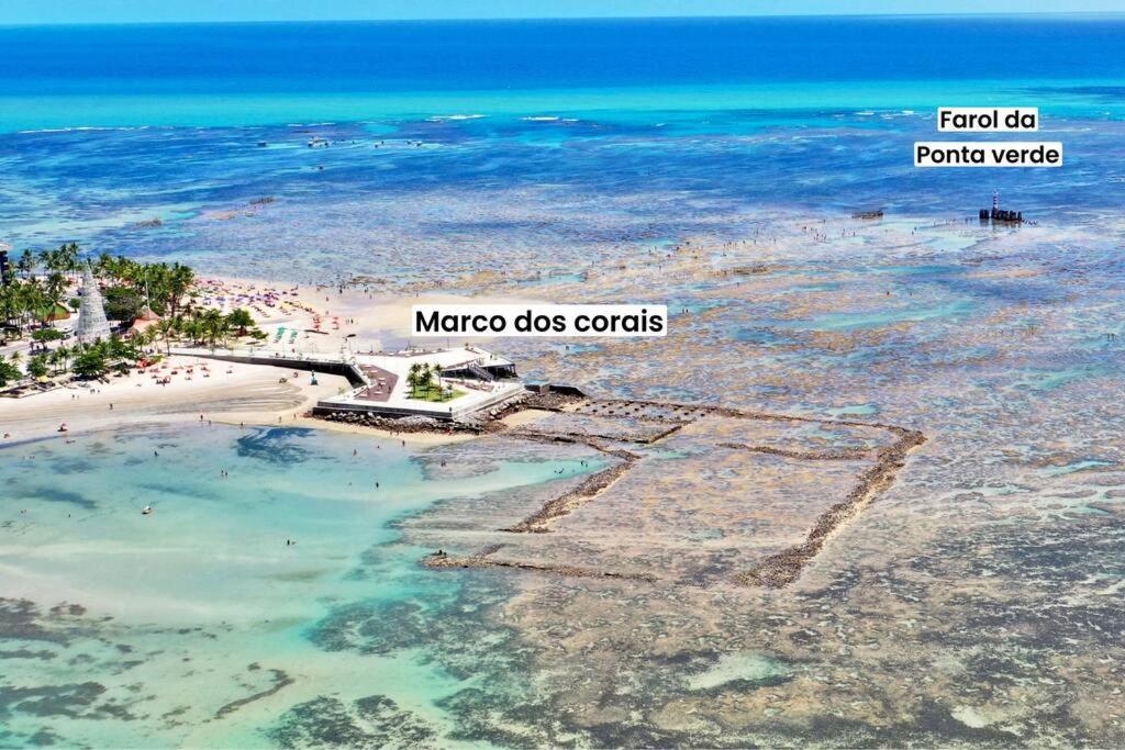 Smart Stay 1103 Na Praia De Ponta Verde - Piscina - Academia - Ar Na Sala - Coworking - A 200M Da Praia Maceio Dış mekan fotoğraf